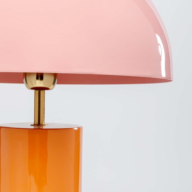 Retro pink and orange lamp - Josy - Kare Design
