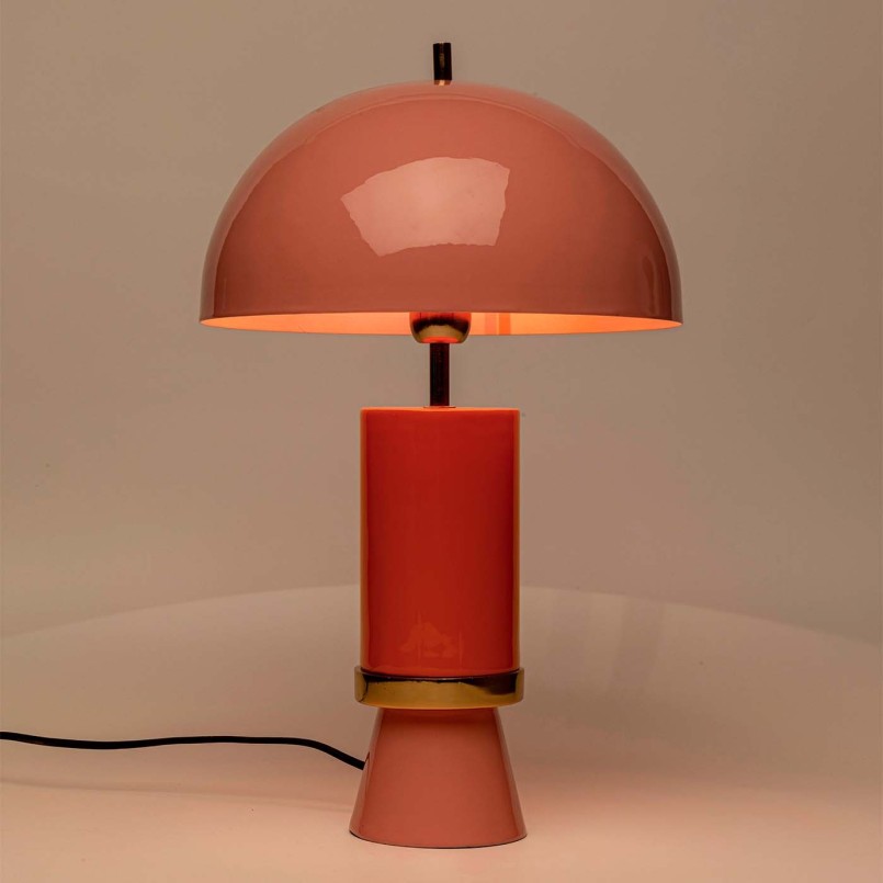 Retro pink and orange lamp - Josy - Kare Design