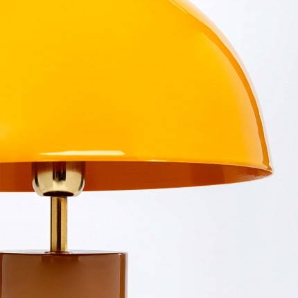 Lampe Josy jaune et marron Kare Design