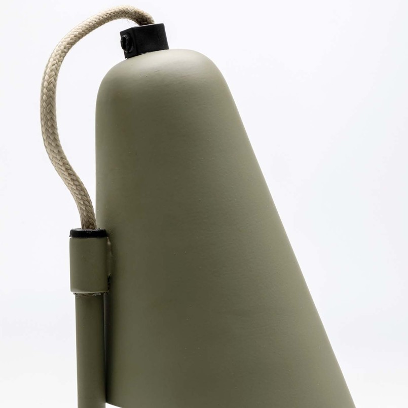 Lampe rétro en acier vert sage - Mira - Kare Design