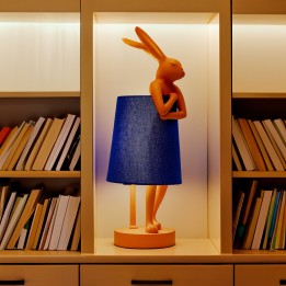 Lampe lapin orange et bleue - Animal - Kare Design