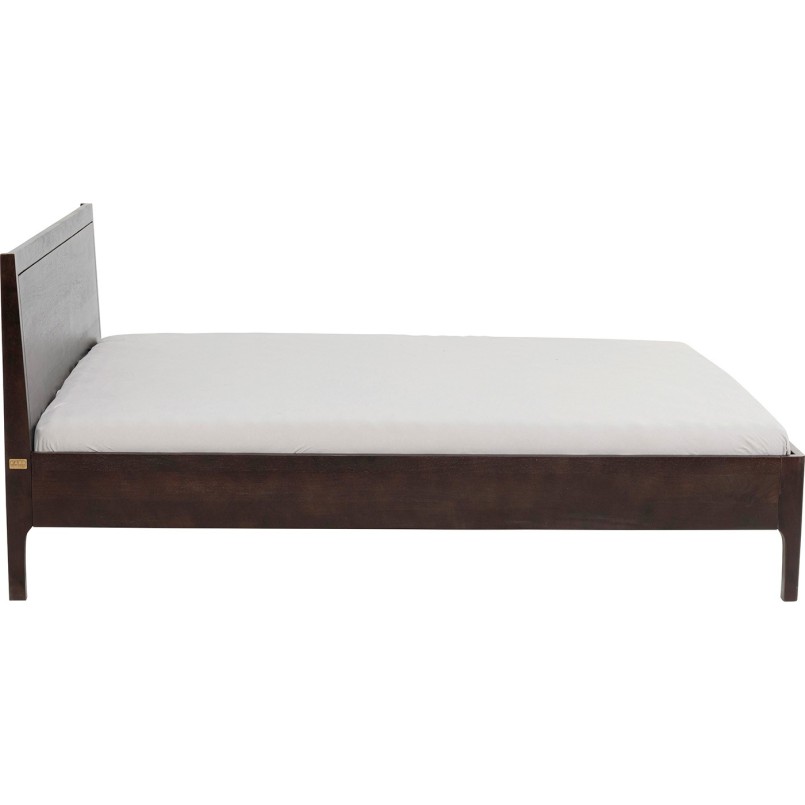 Lit contemporain bois foncé - Brooklyn Walnut - Kare Design