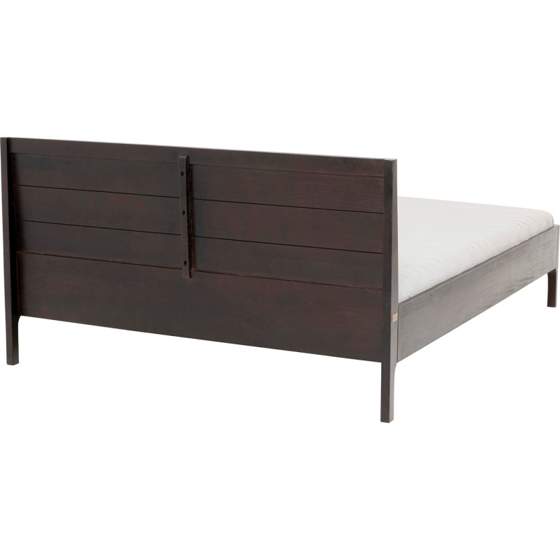 Contemporary dark wood bed - Brooklyn Walnut - Kare Design