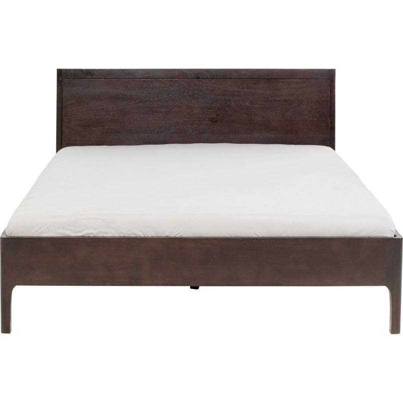Contemporary dark wood bed - Brooklyn Walnut - Kare Design