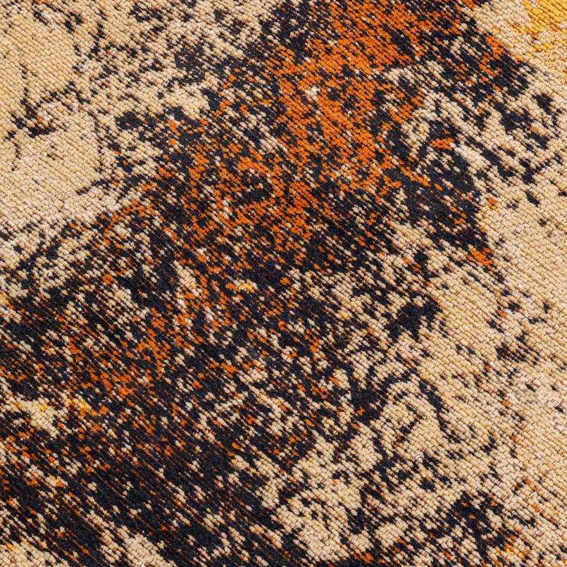Tapis en coton doré et cuivré - Dust - Kare Design