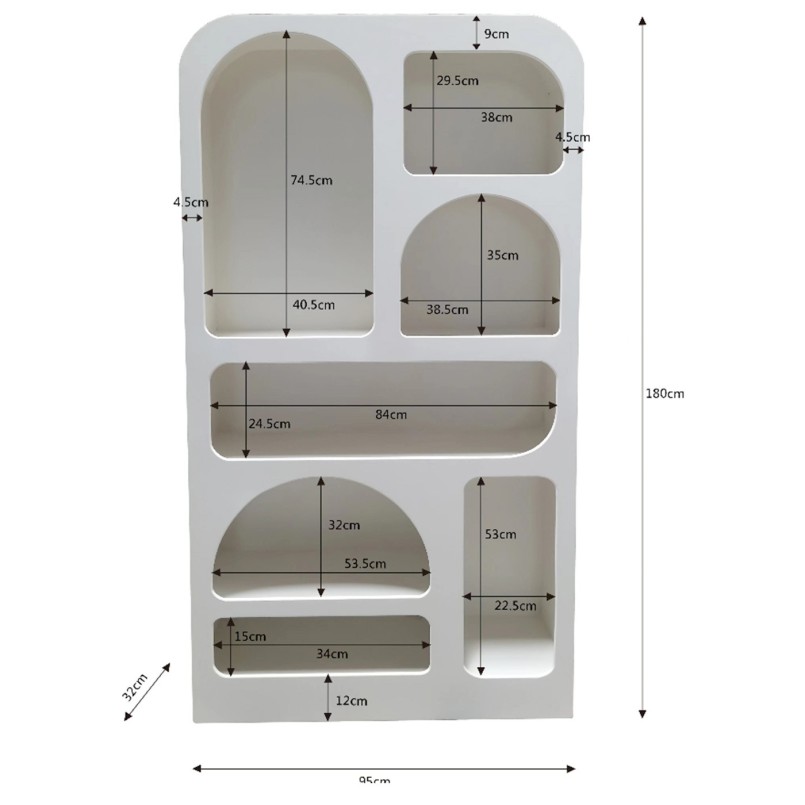 White shelf - Paco - Kare Design
