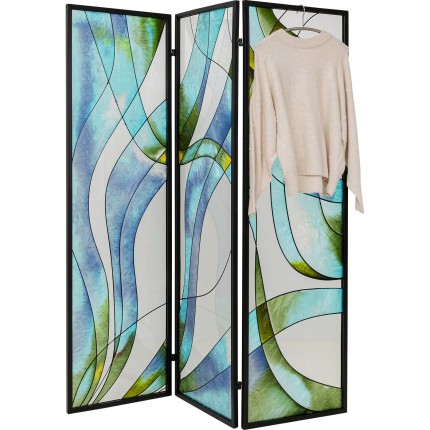 Room Divider Serena blue and green Kare Design