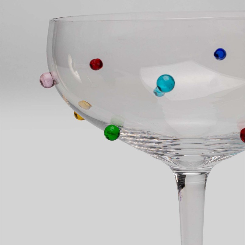 Verres à cocktail billes multicolores 3D - Party Dots - Kare Design