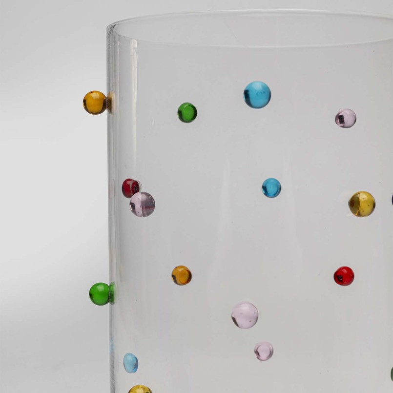 Verres à vin billes multicolores 3D - Party Dots - Kare Design