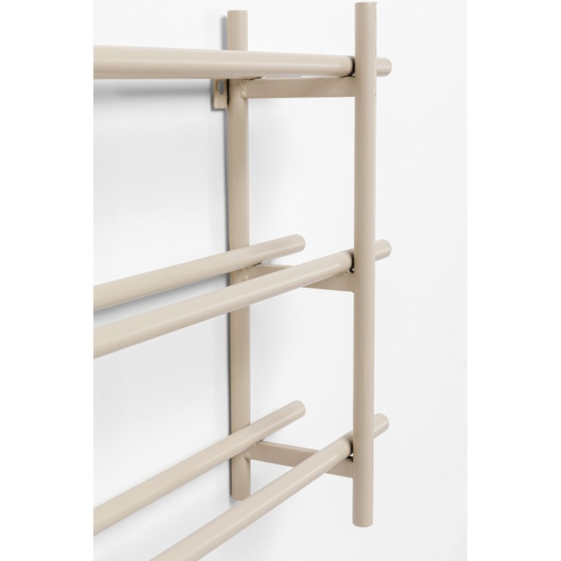 Porte-bouteille mural beige en acier - Cape Town - Kare Design