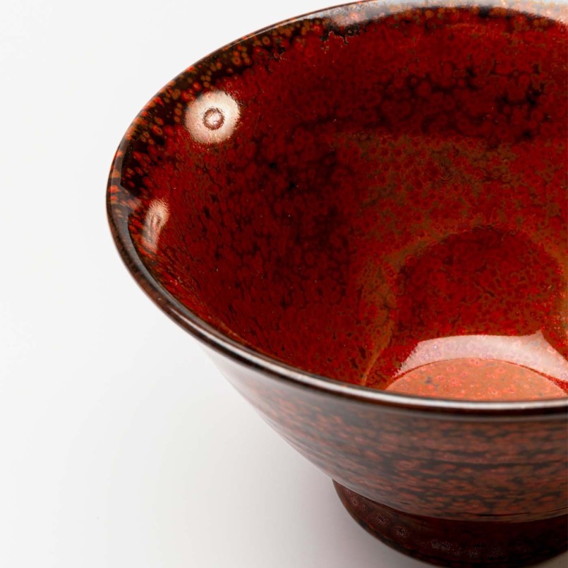Red and black earthenware bowls - Ari - Kare Design