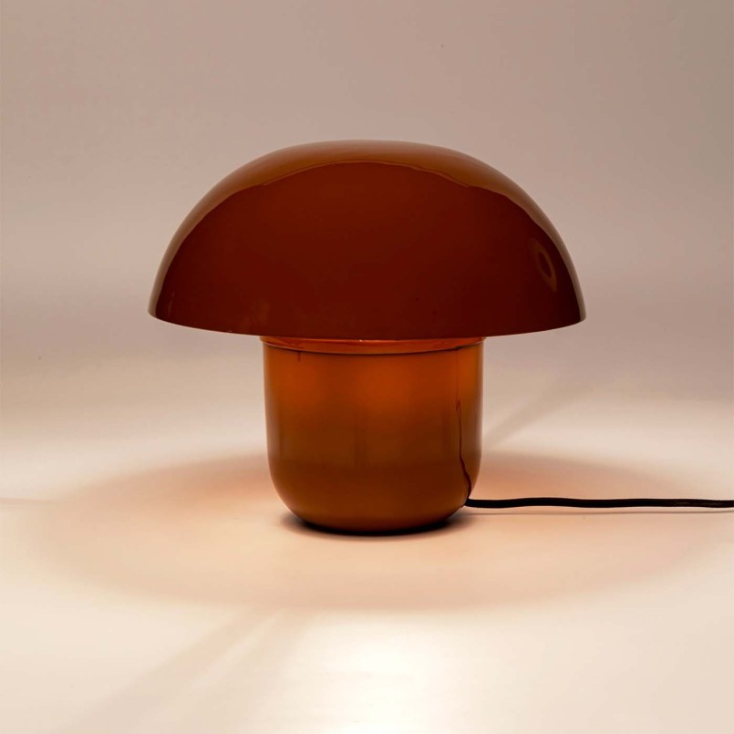 Lampe rétro marron - Mushroom - Kare Design
