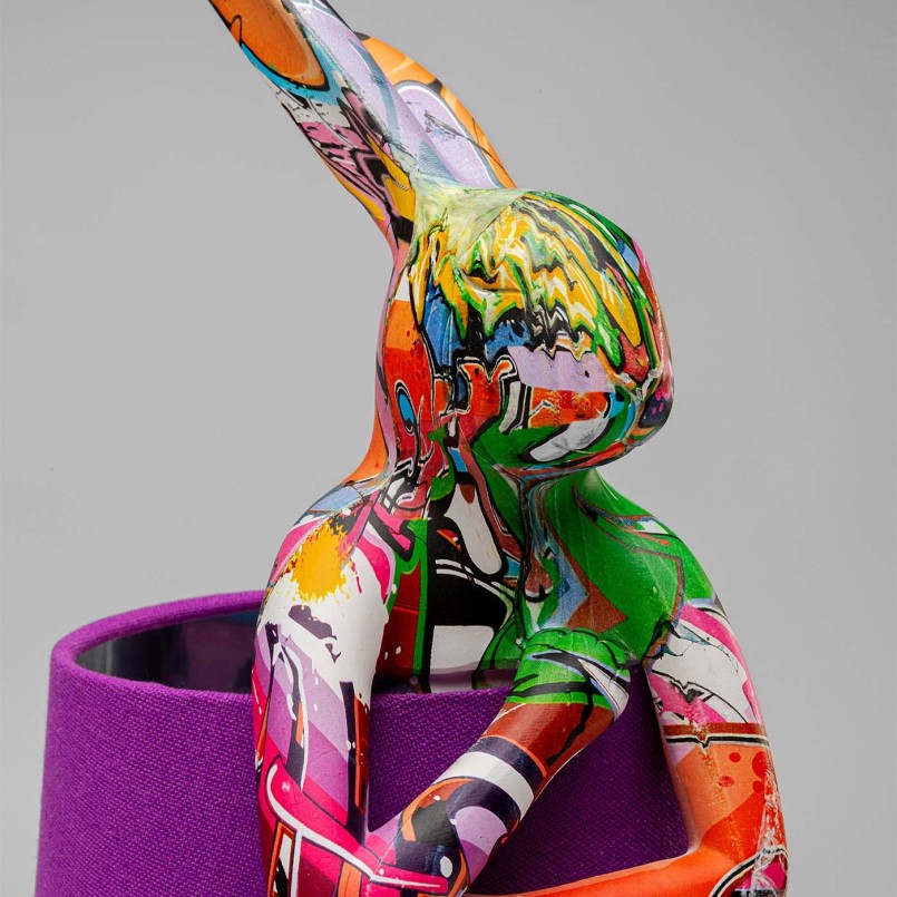 Lampe lapin graffiti - Animal - Kare Design