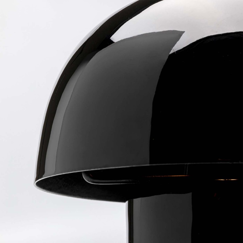 Lampe champignon rétro en acier noir - Mushroom - Kare Design