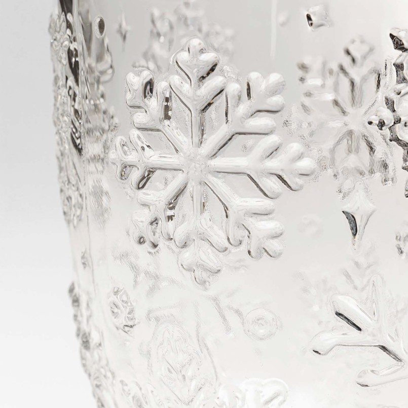 Snowflake wine glasses - Ice Flowers - Kare Design