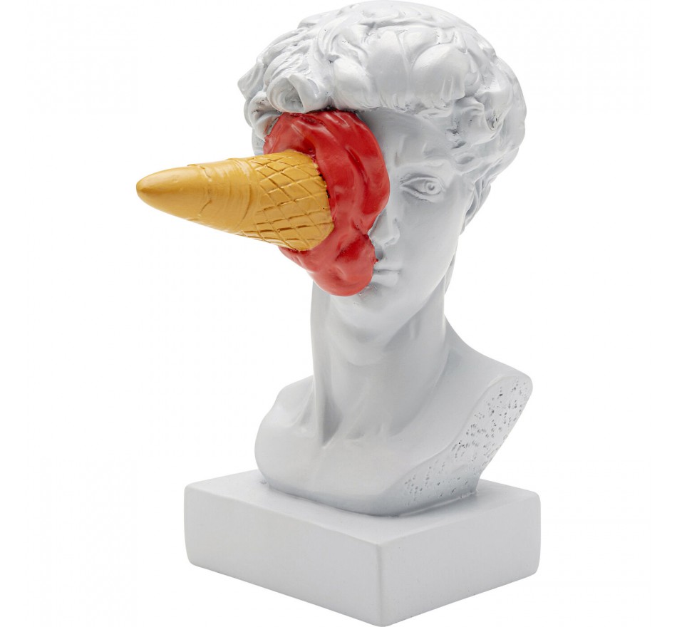 Déco statue grecque glace 17cm Kare Design Déco statue grecque glace 17cm Kare Design