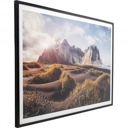 Tableau montagne et mer 180x120cm Kare Design