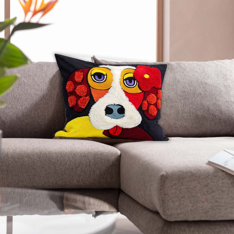 Basset hound head cushion - Kare Design