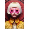 Tableau Fancy Blonde Lady LED 120x80cm