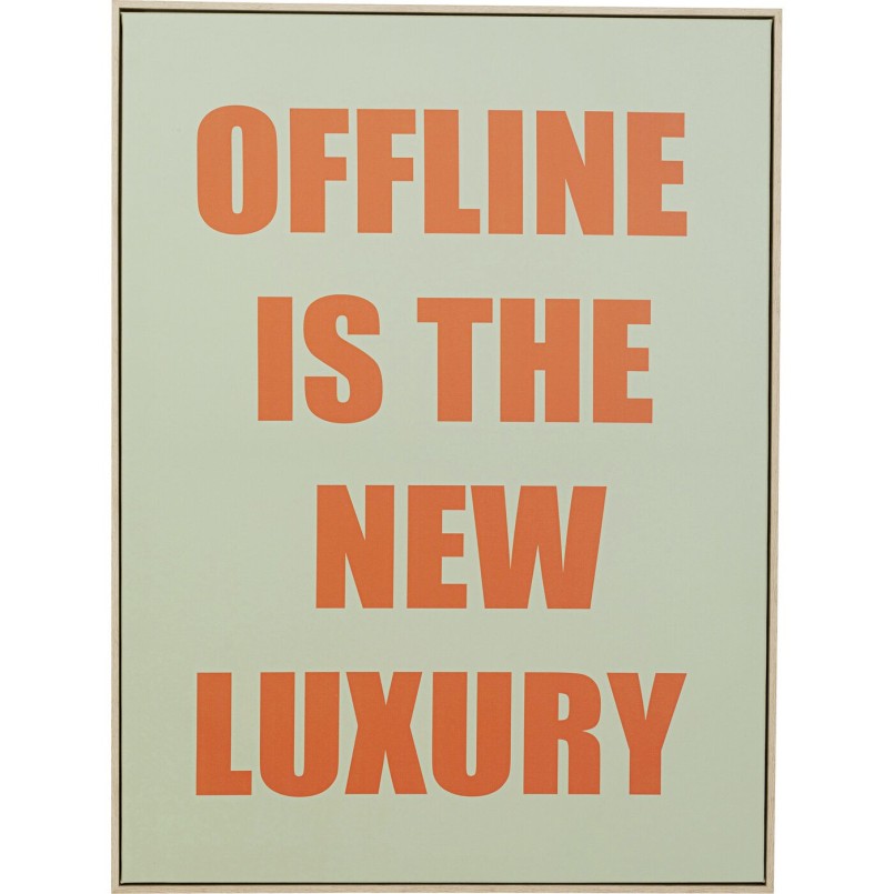 Tableau orange et vert - New Luxury - Kare Design