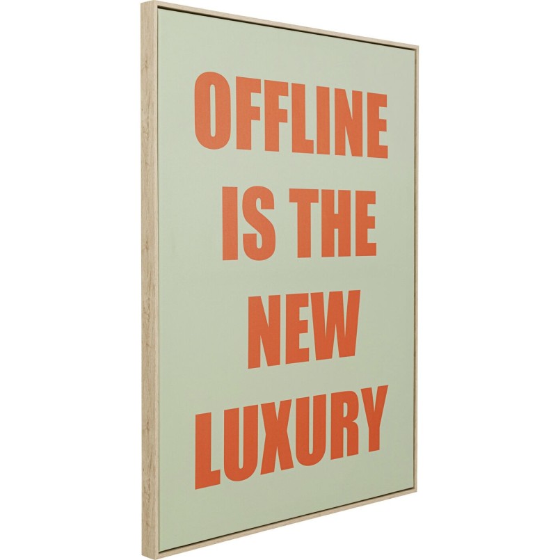 Tableau orange et vert - New Luxury - Kare Design