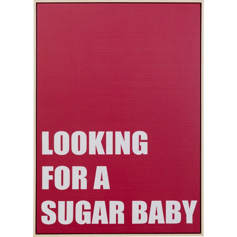 Burgundy and white chalkboard - Sugar Baby - Kare Design