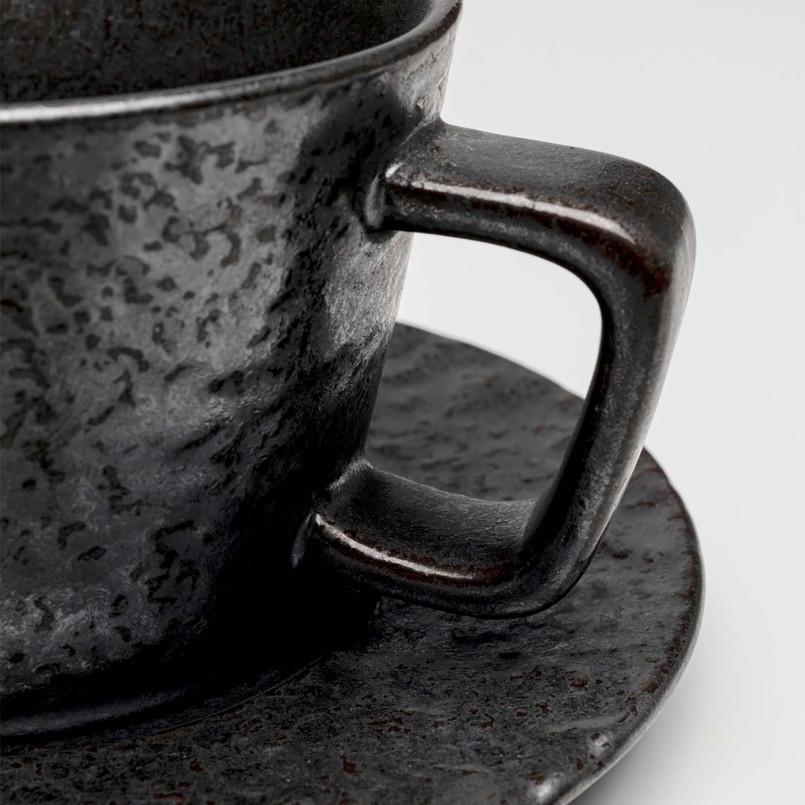 Tasses à espresso noires - Cosmos - Kare Design