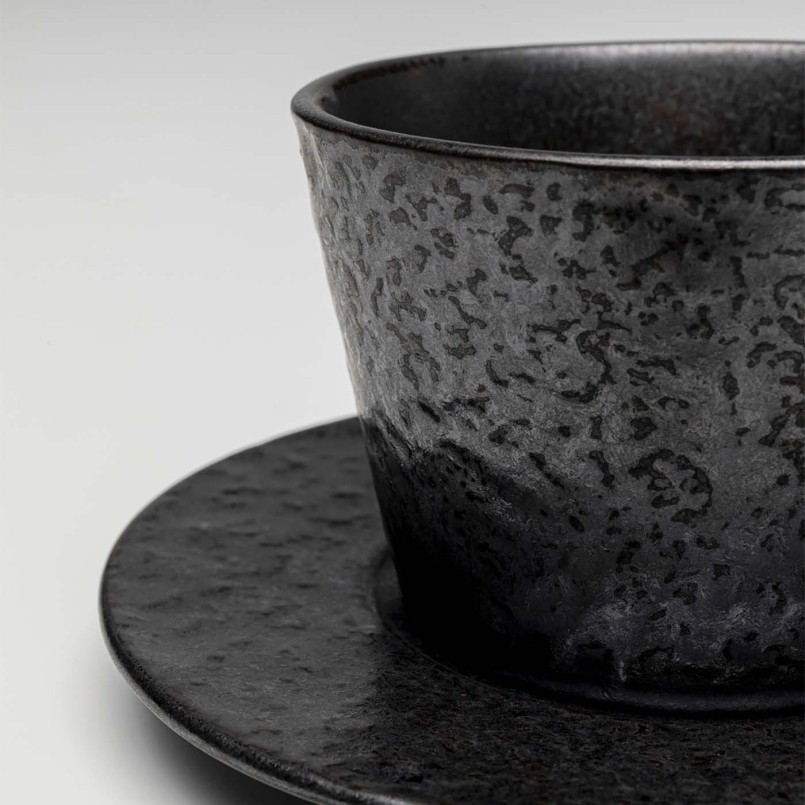 Black espresso cups - Cosmos - Kare Design