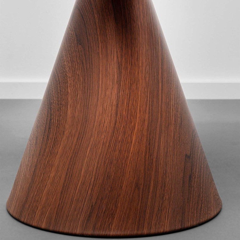 Table d'appoint ronde en noyer - Cono - Kare Design