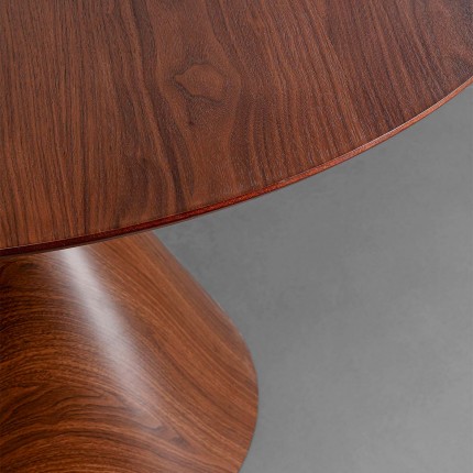 Table Cono 120cm noyer Kare Design