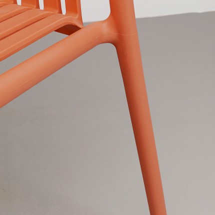 Chaise de jardin Porto Santo terracotta Kare Design