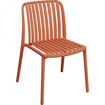Chaise de jardin Porto Santo terracotta Kare Design