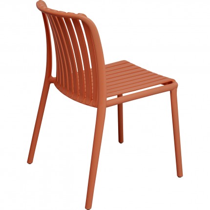 Chaise de jardin Porto Santo terracotta Kare Design