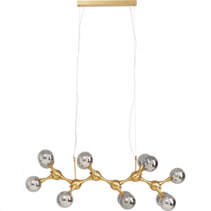 Suspension Atomic Balls 14 dorée Kare Design