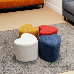Yellow heart stool - Lovely - Kare Design