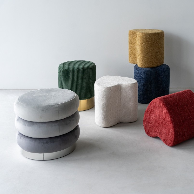 Yellow heart stool - Lovely - Kare Design