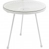 Table d'appoint Acapulco 50cm blanche Kare Design