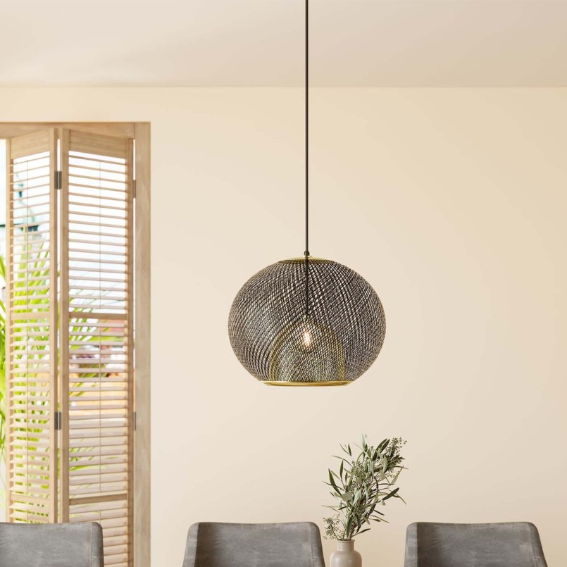 Industrial black hanging lamp - Grato - Kare Design