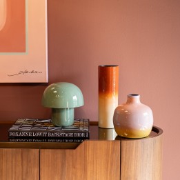 Vase dégradé rouge et crème - Rici - Kare Design