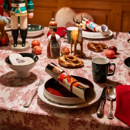 Assiettes creuses Colorino rouges 21cm set de 4 Kare Design