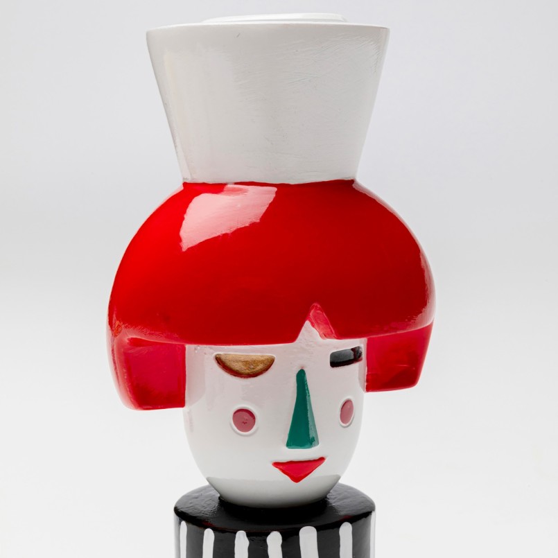 Bougeoir buste de femme cirque - Kare Design