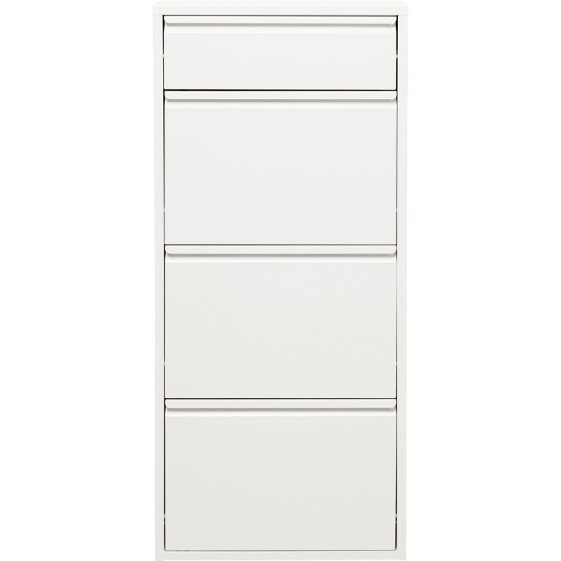 Meuble à chaussures Caruso 3+1 blanc