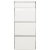 Meuble à chaussures Caruso 3+1 blanc