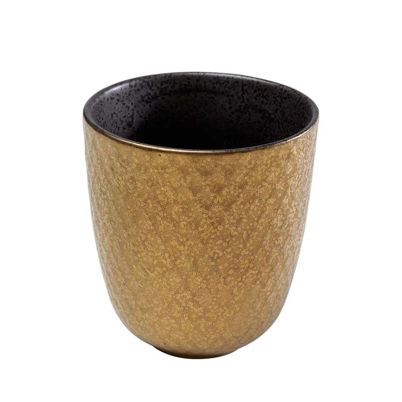 Gold and grey porcelain cups - Diva - Kare Design