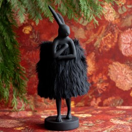 Black long-haired rabbit lamp - Animal - Kare Design