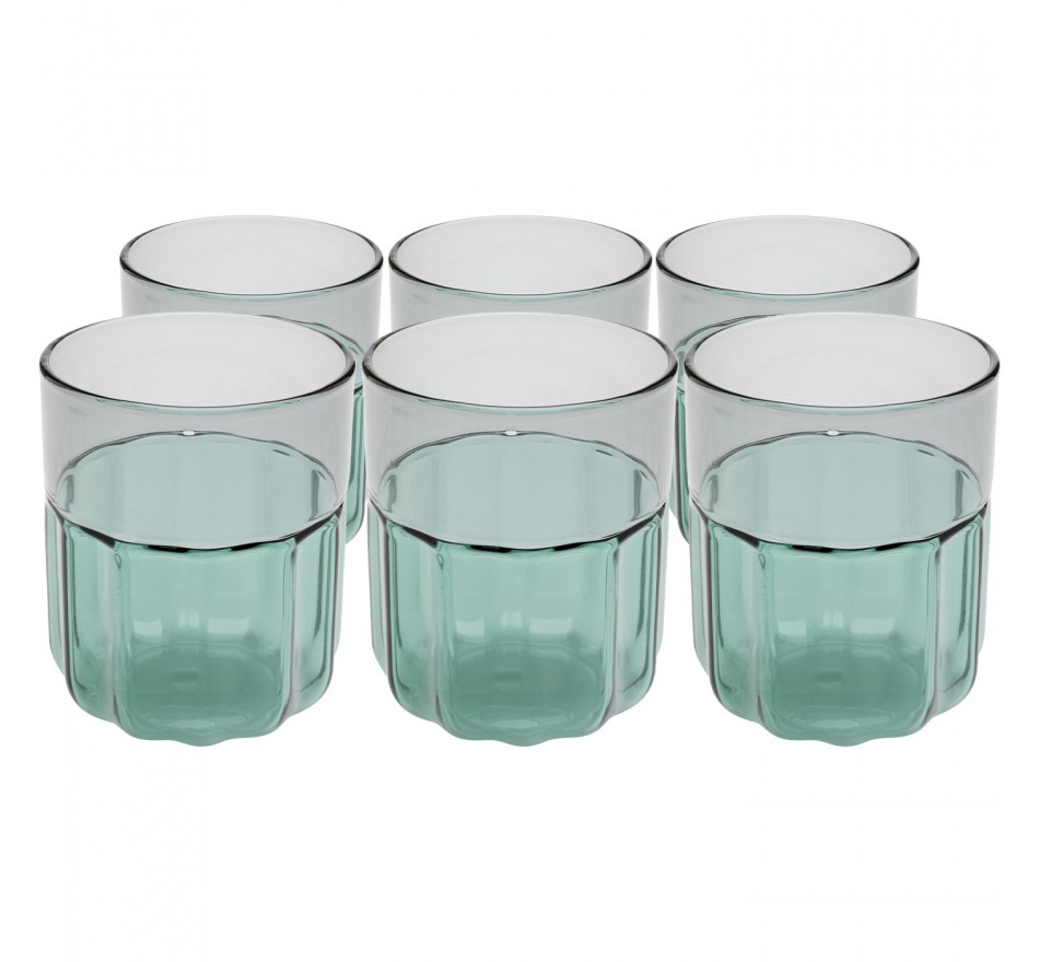 Water Glass Duetto (6/set) Kare Design Water Glass Duetto (6/set) Kare Design