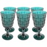 Wine Glass Tissue blue (6/set) Kare Design