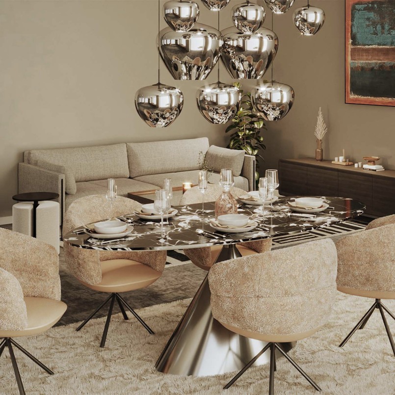 Table d'appoint et tabouret - Better Together - Kare Design