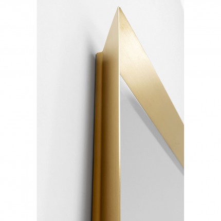 Miroir Love 3D 200x70cm doré Kare Design