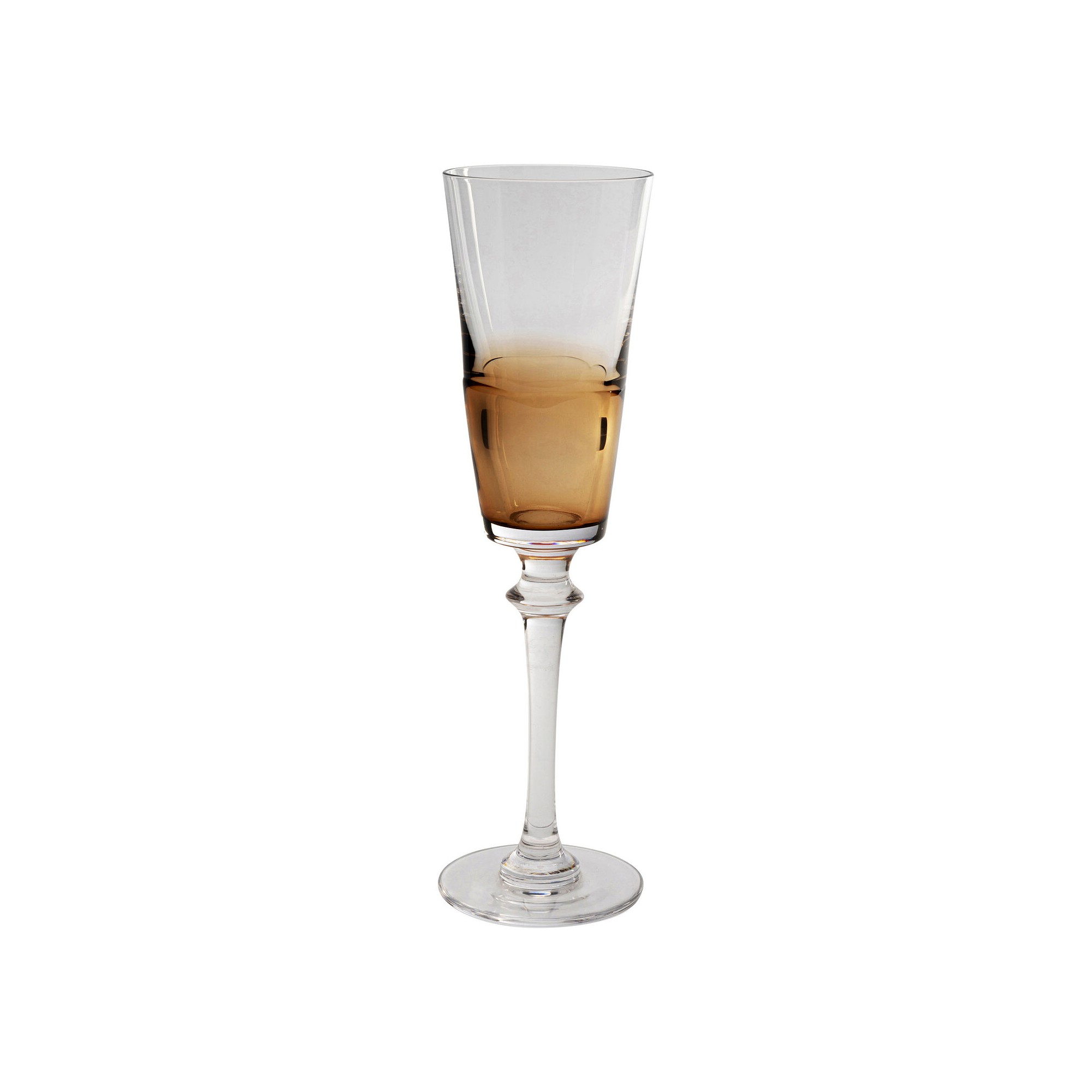 Flûte à champagne Mimi ambre 24cm